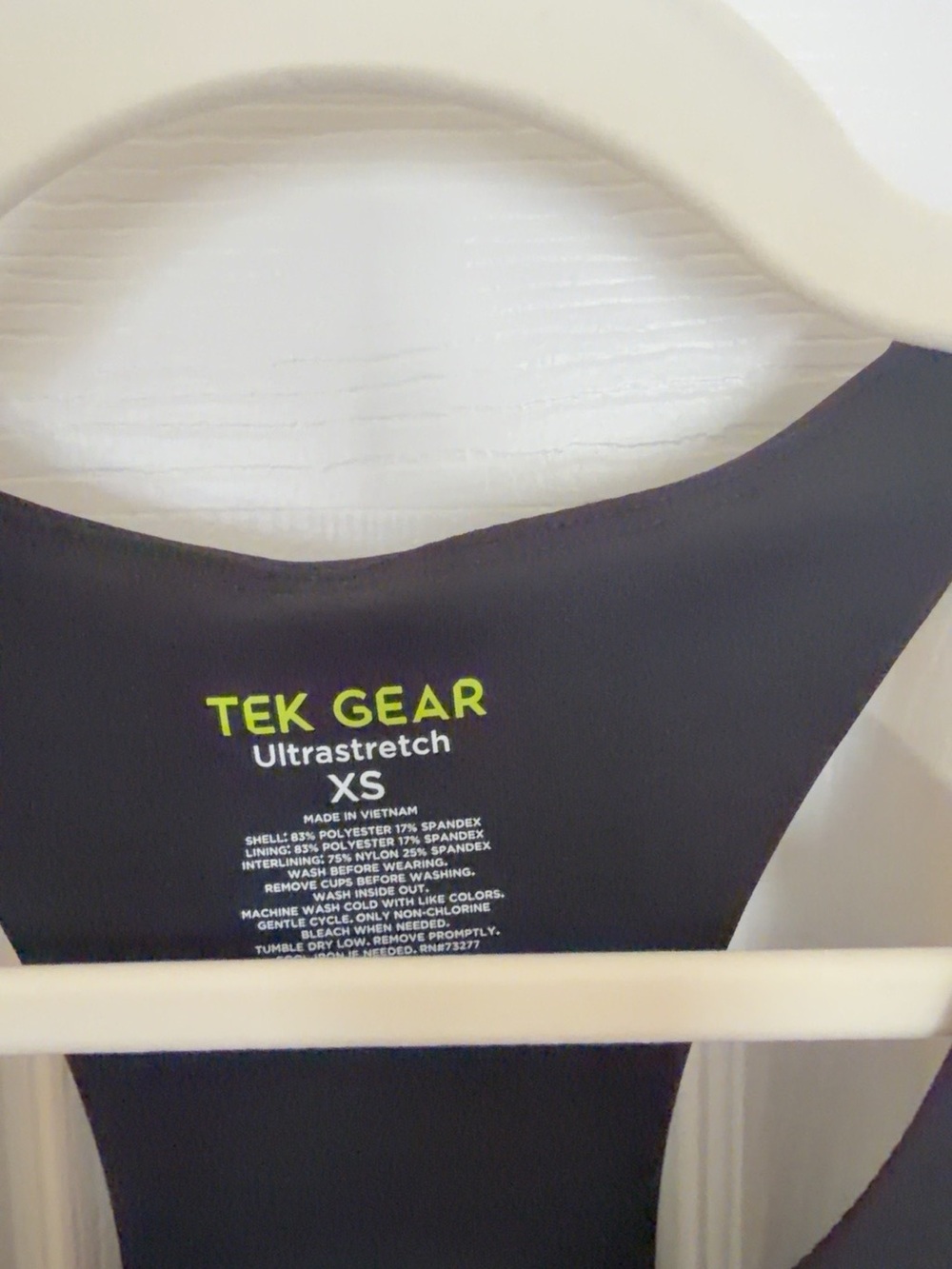 Tek Gear Black Athletic Dress XS